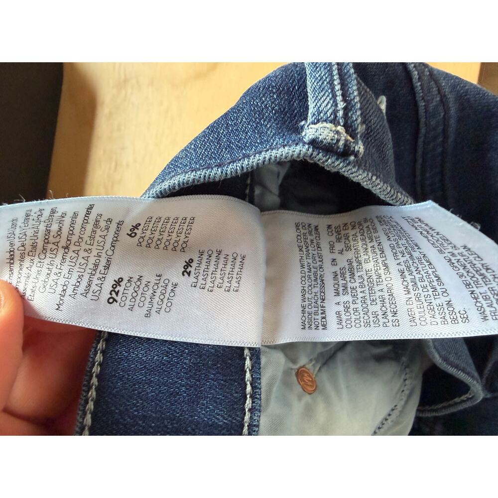 Mother undone hem denim mini skirt - Picture 8 of 8